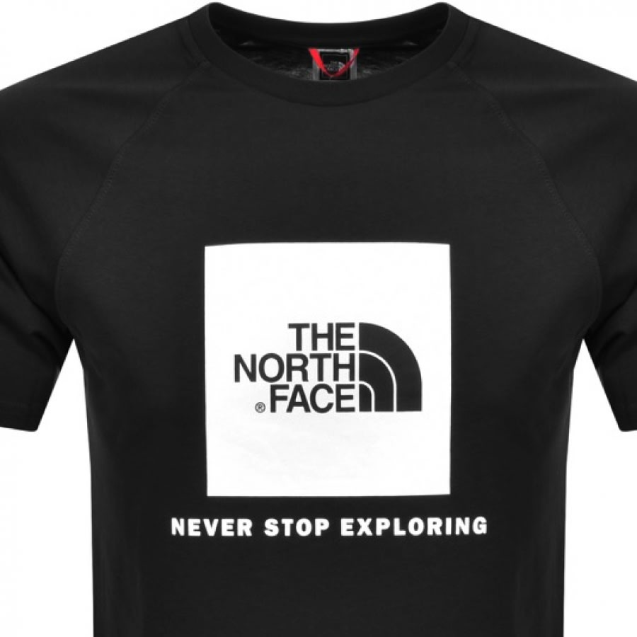 Alternative Image for ProductThe North Face Raglan Redbox T Shirt Black2